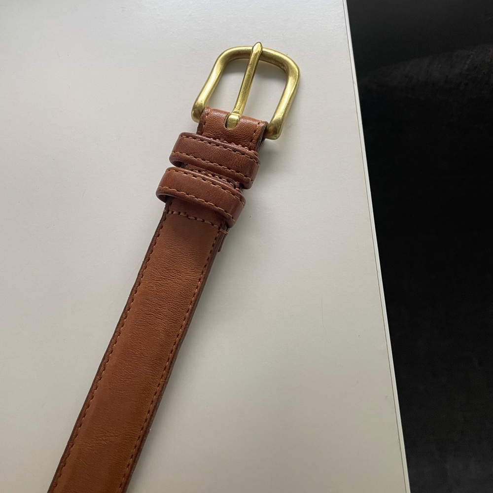Coach British Tan Belt